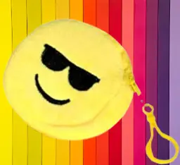 Cool Emoji Face Pocket Bag Pouch