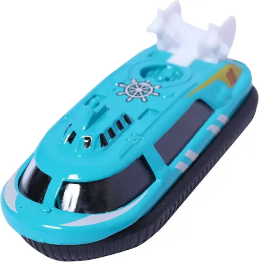 Metal Toy Boat With Wheels