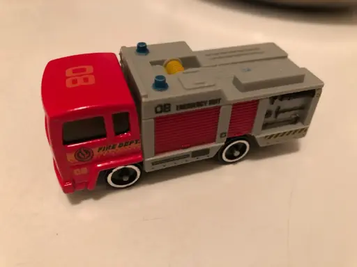 VINTAGE 08 Emergency Unit Fire Dept. Truck