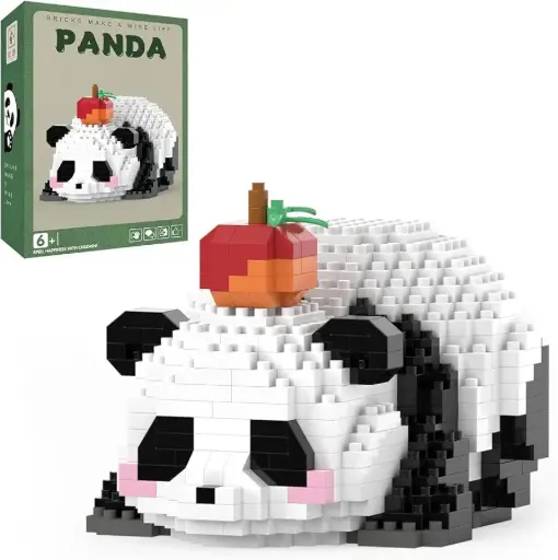 MJDDJA Panda Building Blocks