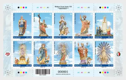 5 Random Postage Stamps