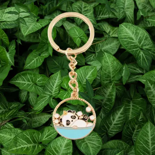 Cute Panda Keychain